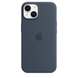 Чехол Apple Silicone case with MagSafe для iPhone 14 Storm Blue AAA