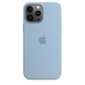 Чехол Silicone Case with Magsafe для Apple iPhone 13 Pro Max Blue Fog AAA