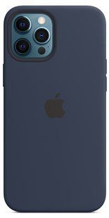 Чехол Silicone Case with Magsafe для Apple iPhone 12 Pro Max White AAA фото