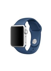 Ремінець Sport Band для Apple Watch 42 / 44mm силіконовий синій спортивний ARM Series 6 5 4 3 2 1 Turquoise Blue фото