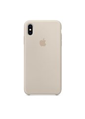 Чохол силіконовий soft-touch Apple Silicone case для iPhone X / Xs сірий Stone фото