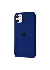 Чехол силиконовый soft-touch ARM Silicone case для iPhone 11 синий Deep Navy фото