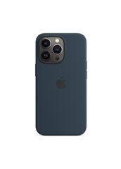 Чехол силиконовый soft-touch Apple Silicone case для iPhone 13 Pro синий Whirlpool Blue фото