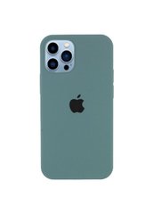 Чехол силиконовый soft-touch ARM Silicone Case для iPhone 13 Pro Max зеленый Cactus фото