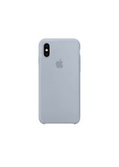 Чохол силіконовий soft-touch RCI Silicone case для iPhone Xs Max сірий Bluish Gray фото