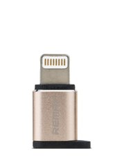 Перехідник Micro-USB to Lightning Remax Gold RA-USB2 фото