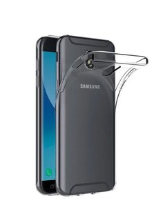 Чехол силиконовый прозрачный для Samsung J730 фото