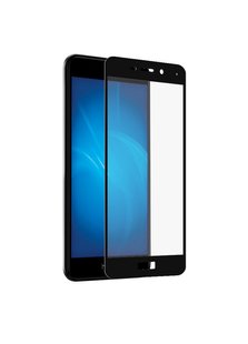 Защитное стекло c рамкой для Honor 6c pro black фото