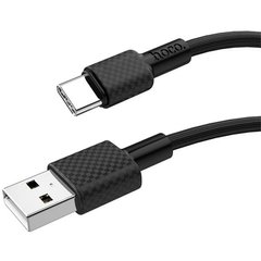 Кабель USB to USB Type-C Hoco X29 1 метр чорний Black фото