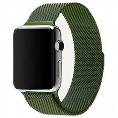 Ремінець металевий Milanese Loop Apple Watch 38|40 мм (khaki) фото