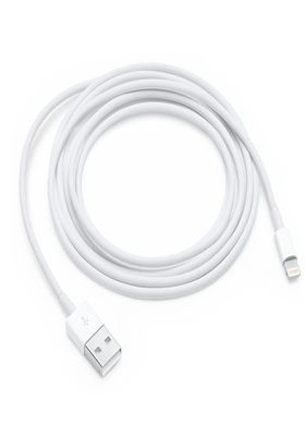 Кабель USB Lightning 2м для iPhone High Copy White фото
