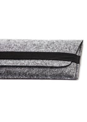 Повстяний чохол-конверт для iPad 9.7 горизонтальний сірий Gray фото