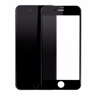 Защитное стекло для iPhone 7/8/SE (2020) Baseus All screen (SGAPIPH8N-PE01) 3D с закруглеными краями черная рамка Black фото