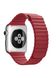 Ремінець Leather loopдля Apple Watch 42 / 44mm шкіряний червоний магнітний ARM Series 6 5 4 3 2 1 Red