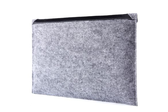 Фетровый чехол-конверт Gmakin для Macbook New Air 13 (2018-2020) серый (GM24-13New) Gray фото