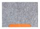 Фетровый чехол-конверт Gmakin для Macbook Air 13 (2012-2017) / Pro Retina 13 (2012-2015) серый (GM10) Gray