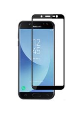 Стекло защитное для Samsung J6 (2018) CAA 3D с закругленными краями черная рамка Black фото