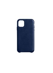 Чехол кожаный ARM Leather Case для iPhone 11 синий Midnight Blue фото
