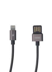 Кабель USB Lightning Remax RC-080i в металлической оплетке Black фото