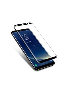 Защитное стекло 3D с рамкой для Samsung S8+ (black) фото