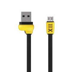 USB Cable Remax (OR) Running Shoe RC-112m MicroUSB Black 1m фото