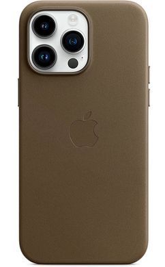 Чехол Leather Case with Magsafe для Apple iPhone 15 Pro Indigo Blue AAA фото