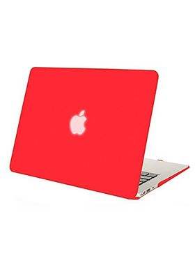 Пластиковый чехол для MacBook Air 13 (2008-2017) красный ARM защитный Clear Red фото