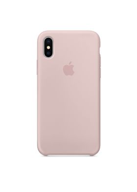 Чохол силіконовий soft-touch ARM Silicone case для iPhone Xs Max рожевий Pink Sand фото