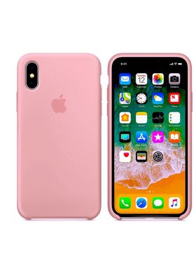 Чохол силіконовий soft-touch ARM Silicone case для iPhone X / Xs рожевий Rose Pink фото