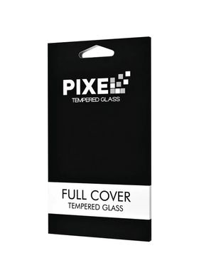 Защитное стекло для iPhone 13 Pro Max Pixel 3D с закругленными краями черная рамка Black фото