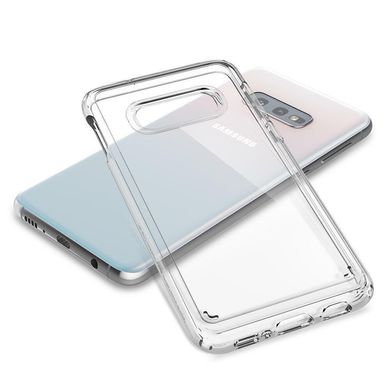 Чохол протиударний Spigen Original Ultra Hybrid Crystal для Samsung Galaxy S10e силіконовий прозорий Clear фото
