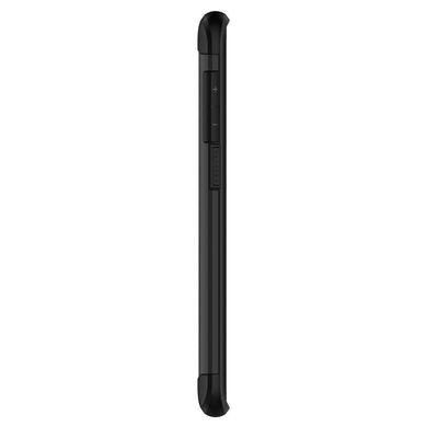 Чехол противоударный Spigen Original Slim Armor с подставкой для Samsung Galaxy S9 черный ТПУ+пластик Black фото
