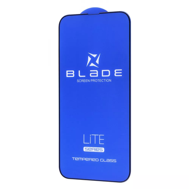 Захисне скло BLADE LITE Series Full Glue iPhone 17e/16е/14/13 Pro/13 Black фото