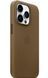 Чехол Leather Case with Magsafe для Apple iPhone 15 Pro Gray AAA