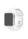 Ремінець Sport Band для Apple Watch 42 / 44mm силіконовий білий спортивний ARM Series 6 5 4 3 2 1 White