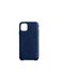 Чехол кожаный ARM Leather Case для iPhone 11 синий Midnight Blue