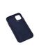 Чохол шкіряний ARM Leather Case для iPhone 11 синій Midnight Blue