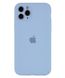 Чехол Silicone Case Full Camera Protective (AA) для Apple iPhone 12 Pro (Голубой / Lilac Blue)