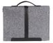 Фетровий чохол-сумка Gmakin для MacBook Air / Pro 13.3 сірий з ручками (GS11) Gray