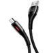 USB Cable Usams US-SJ303 U-Tone Series Lightning Black 1.2m