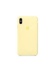 Чохол силіконовий soft-touch ARM Silicone case для iPhone X / Xs жовтий Mellow Yellow фото