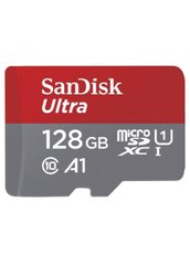 Карта пам'яті для телефону SanDisk MicroSD 128 Gb чорна Black фото