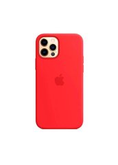 Чехол силиконовый Apple Silicone Case with MagSafe (MHLF3) для iPhone 12 Pro Max красный (PRODUCT) Red фото