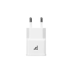 Мережевий зарядний пристрій Hoco UH202 Smart 2 порту USB швидка зарядка 2.1A СЗУ біле White фото