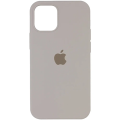 Чохол Silicone Case Full Protective AA для Apple iPhone 12 / 12 Pro Stone фото