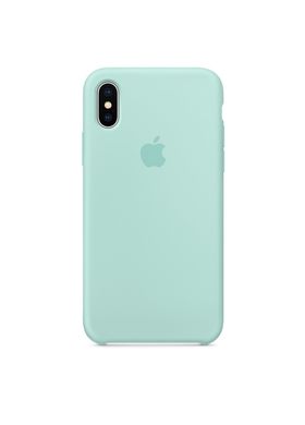 Чохол силіконовий soft-touch ARM Silicone case для iPhone Xs Max м'ятний Marine Green фото