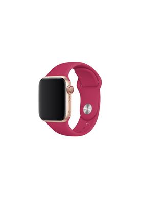 Ремешок Sport Band для Apple Watch 38/40mm силиконовый розовый спортивный size(s) ARM Series6 5 4 3 2 1 Pomegranate фото