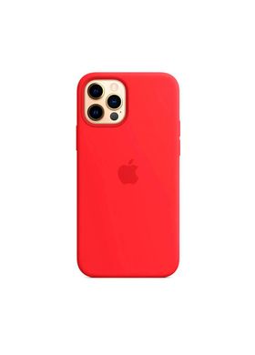 Чохол силіконовий Apple Silicone Case with MagSafe (MHLF3) для iPhone 12 Pro Max червоний (PRODUCT) Red фото