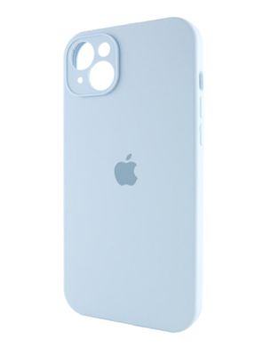 Чохол Silicone Case Full Camera Protective (AA) для Apple iPhone 15 Pro Max (Блакитний / Sweet Blue) фото