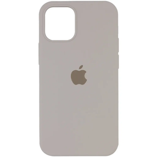 Чохол Silicone Case Full Protective AA для Apple iPhone 12/12 Pro Stone фото